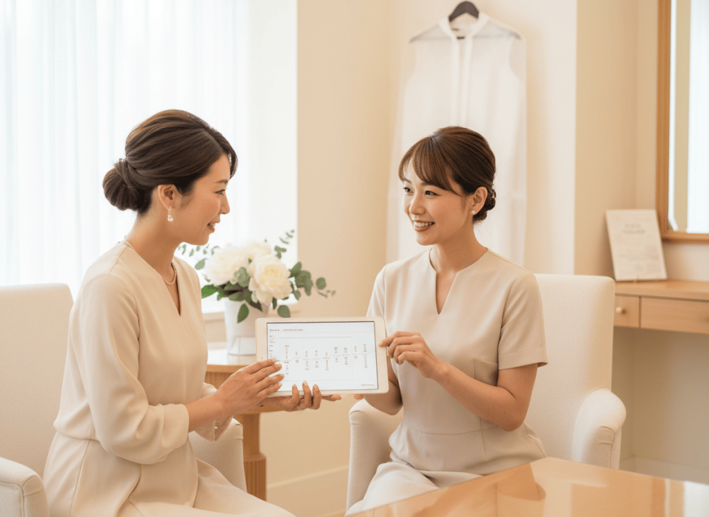 ブライダルエステはいつから始める？3か月前・1か月前・直前の肌管理スケジュール